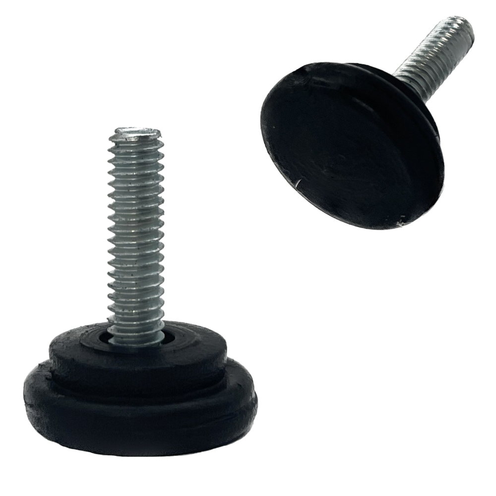 Niveladores Nylon J.G. Edelen Patas Niveladoras Ajustables Para Muebles - 5/16-18 Roscadas - Marrón - Pack De 4, 16, 24, 48 O 100 Patas Niveladoras Muebles